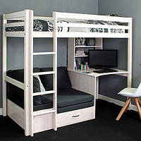 Двухьярусная ліжко в стилі LOFT (Bed - 030)