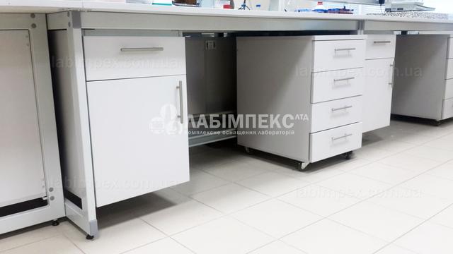 Стол лабораторный пристенный СЛП-3.061.05, усиленный каркас