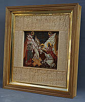 Дубовий кіот для храму з різьблений і позолоченою рамами., фото 2