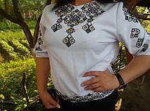 ЮМА заготовка для вышивки бисером женской рубашки 