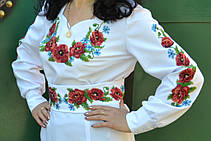 ЮМА заготовка для вышивки бисером женской рубашки