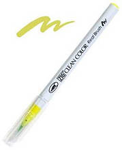 ZIG CLEAN COLOR Real Brush (transparent cap) 053 Yellow Green