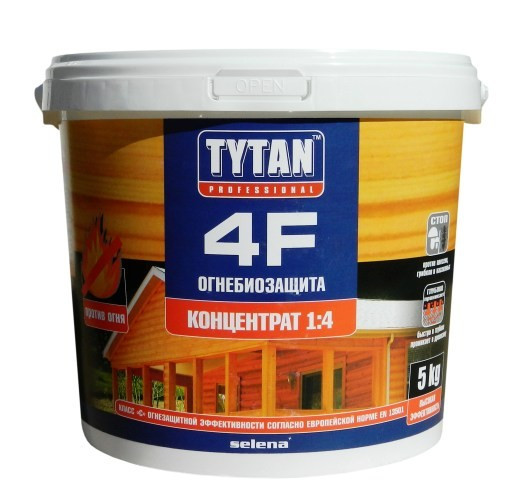 Вогне-біозахист для дерева TYTAN 4F 5 кг