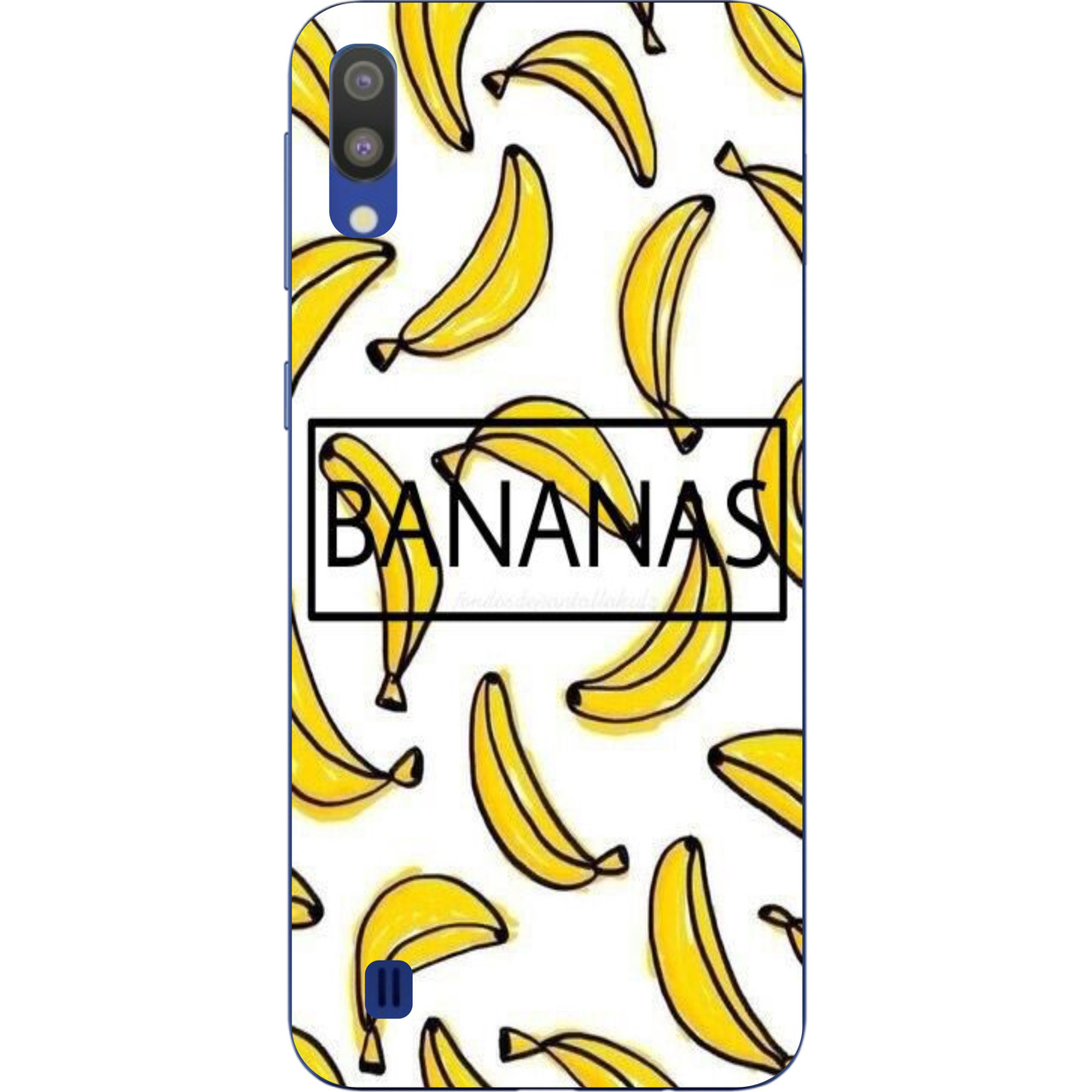 Чохол силіконовий з картинкою для Samsung Galaxy M10 Bananas