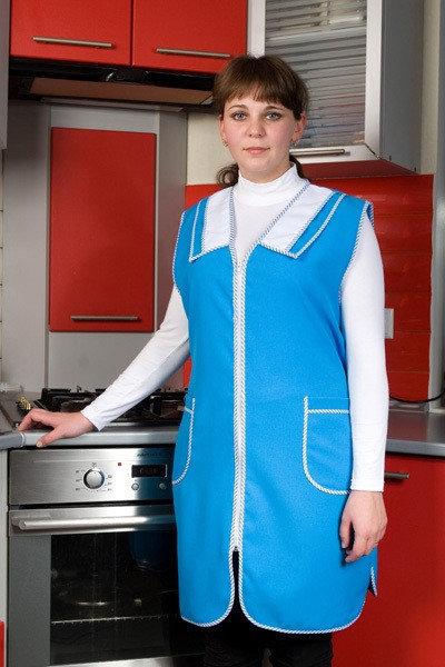 Фартух для кухні 1402, торговий 42-66р. жіночий габардин Хелслайф, фото 1