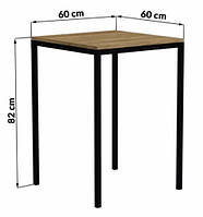Барний стіл в стилі LOFT (Bar Table - 12)