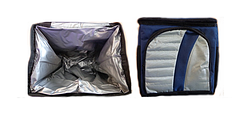 Сумка Холодильник - Термосумка 12 л 2 відділень, Нейлон Cooling Bag 377-C (17х25х26)