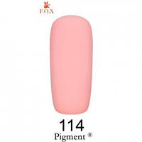 Гель-лак F.O.X Gel Polish Gold Pigment 114 цвет чайной розы 6 мл