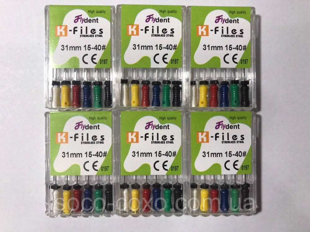 K-файли 31 mm #15-40 FlyDent