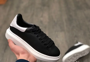 Мужские кроссовки Alexander McQueen Show Black White