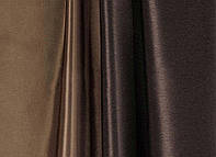 Портьерная ткань для штор Блэкаут коричневого цвета (Elizabet KT F60-19/280 Bl)