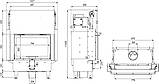 Каминна топка з водяним контуром Defro home navi me g, фото 3