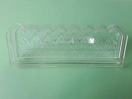 Вирубка кондитерська для мастики оборки тіста та торта пластикова Каттер для кондитера 15*4,5 cm