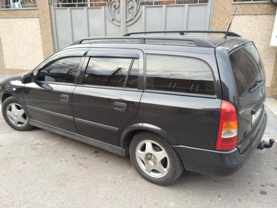 Дефлектори вікон (вітровики) OPEL Astra G Wagon 1998-2005 Cobra tuning O11698