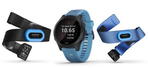 Смарт-годинник Garmin Forerunner 945 Black Blue, Bundle