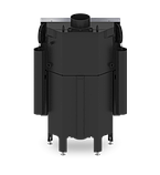 Камінна топка з водяним контуром Hitze albero aquasystem alaqs54x39.g з гільйотиною, фото 3