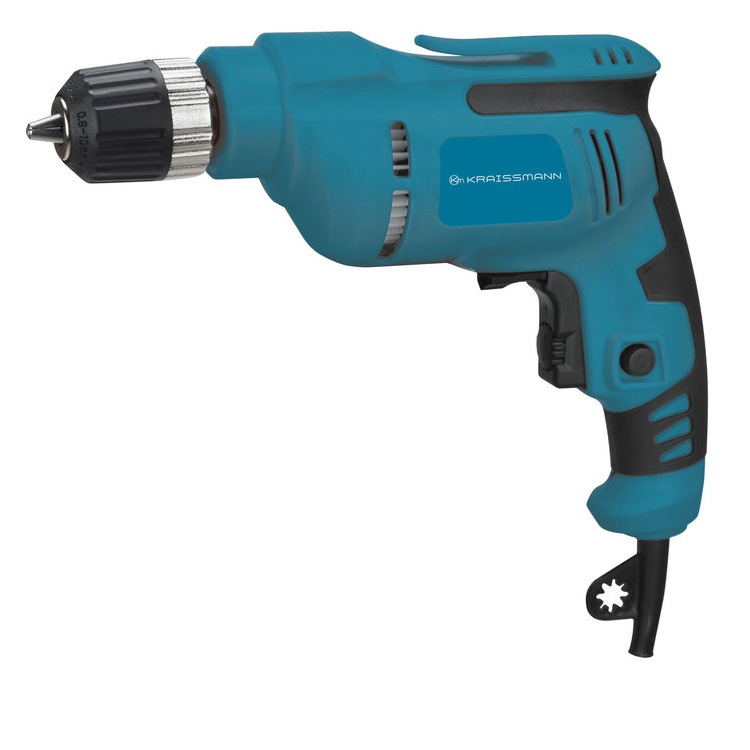 Дриль електричний KRAISSMANN 450 BM 10 (450Вт, швидкозатискний патрон, НІМЕЧЧИНА)
