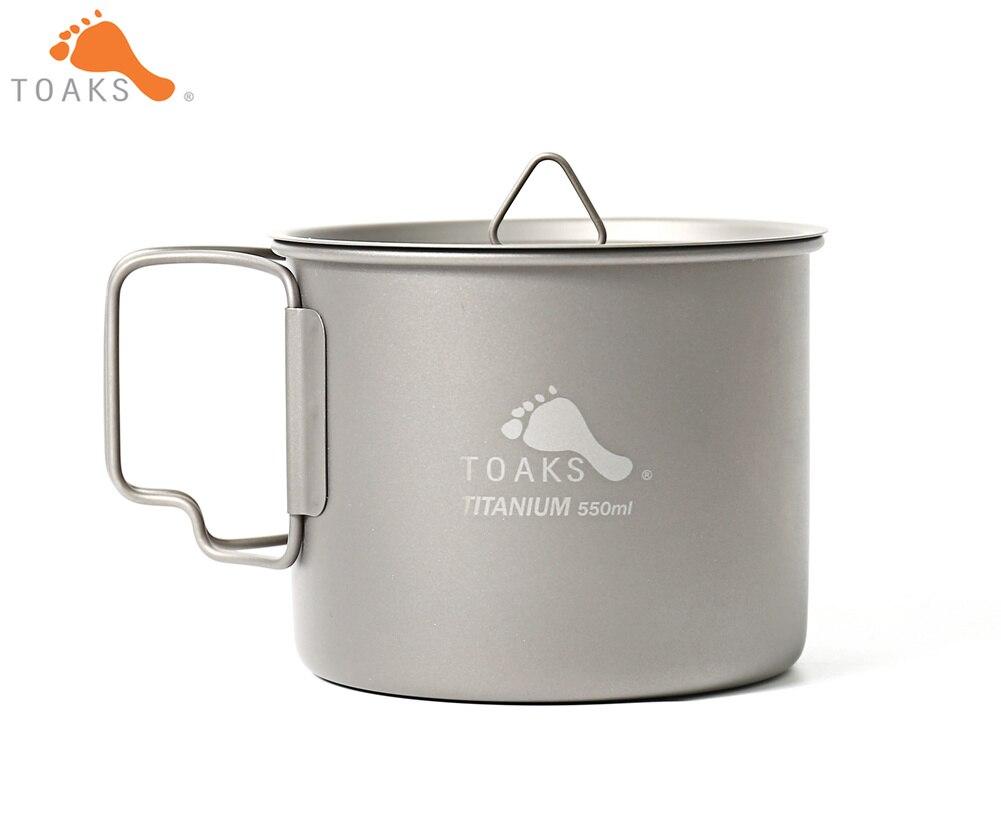 Кухоль титановий Toaks Light Titanium 550 ml Pot (Ultralight Version)