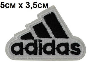 Термоаплікація Adidas 5см х 3,5 см
