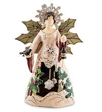 Порцеляновий свічник "Ангел" (Pavone) BS-167, фото 1