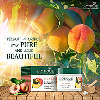 !Маска-плівка для обличчя Біотік Біо Персик для жирної та проблемної шкіри, Biotique Bio Peach Clarifying and