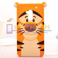 Чохол-бампер силіконовий HTC One Max Тигр