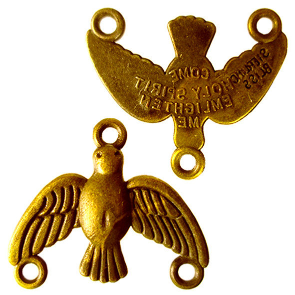 Набір 2 шт Конектор для Біжутерії 19 мм Птах, Метал, Колір Бронза, Рукоділля, Фурнітура для Прикрас, фото 1