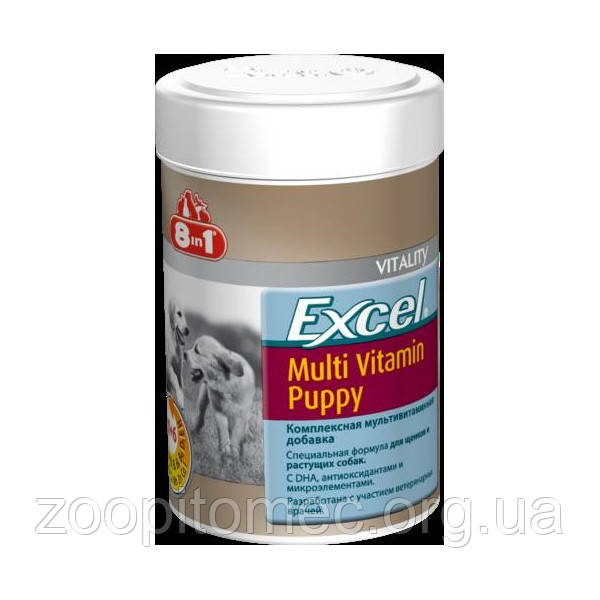 8 в 1 Ексель Мультивітаміни для цуценят 8 in 1 Excel MultiVitamin-Puppy табл 100