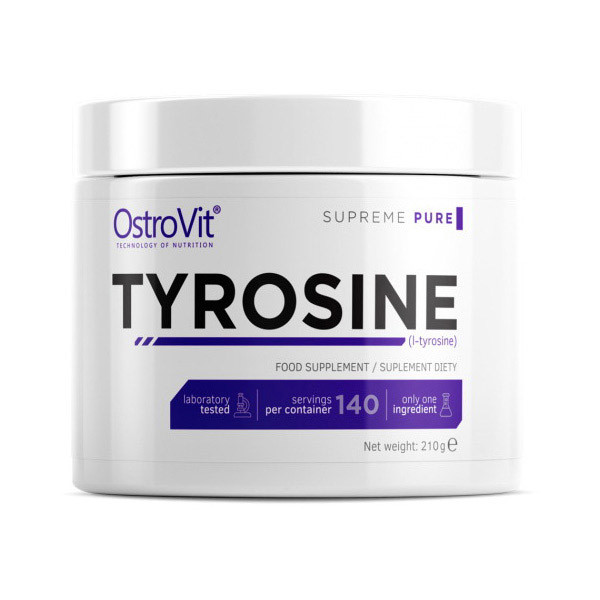 Амінокислота L-тирозин OstroVit Tyrosine 100% (210 g, pure)