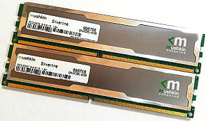 Пара ігрової оперативної пам'яті Mushkin Silverline DDR2 4Gb (2x2Gb) 667MHz PC2-5300U 2R8 CL5 (996756) Б/В