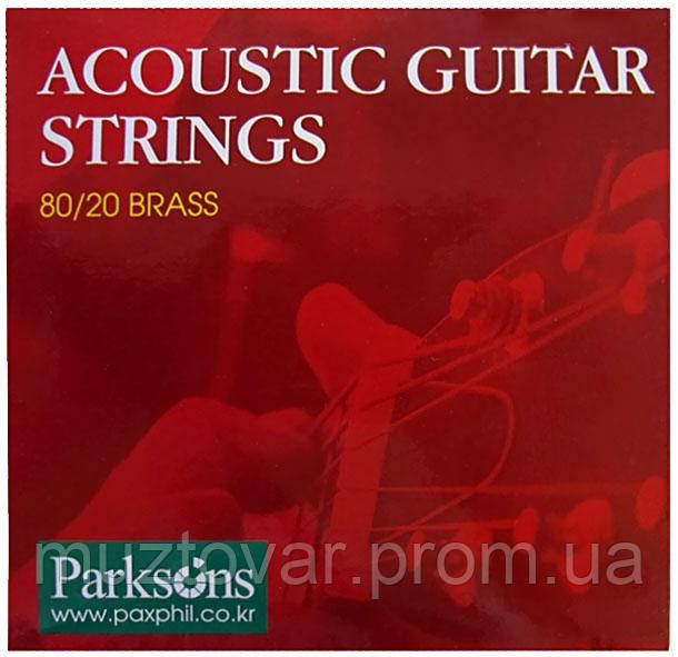 Струни для акустичної гітари PARKSONS S1252 ACOUSTIC L (12-52)