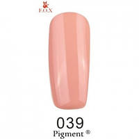 Гель-лак F.O.X Gel Polish Gold Pigment 039 телесно-бежевый 6 мл