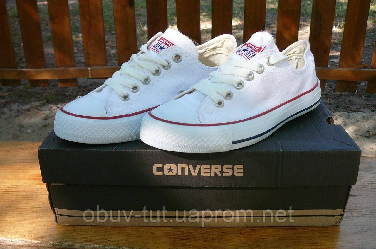 Нові кеди Converse White 36,37,38,39,40 Київ конверс нові копія білі жіночі