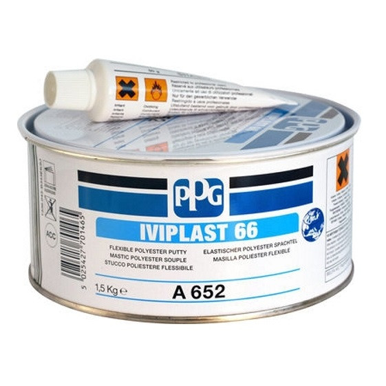 Шпаклівка для пластмас PPG IVIPLAST 66, 1,5 кг