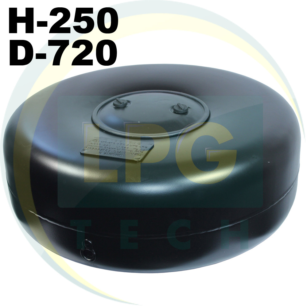 Тороїдальний балон 80 л 250х720 мм Green Gas