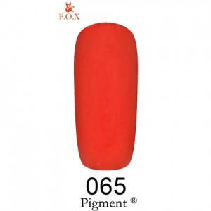 Гель-лак F.O.X Gel Polish Gold Pigment 065 кораловий 6 мл, фото 1
