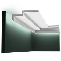 LED профили Orac Decor С391 (200x6x16см),лепной декор из полиуретана.