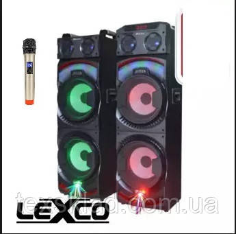 Комплект акустики LEXCO DPL-2100 з радіомікрофоном / 400 W (USB/FM/Bluetooth)