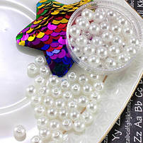 Намистини - Перли пластик О6мм