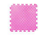 М'яка підлога килимок-пазл "Веселка" Eva-Line 200*150*1 см Чорний/Білий/Рожевий, фото 4