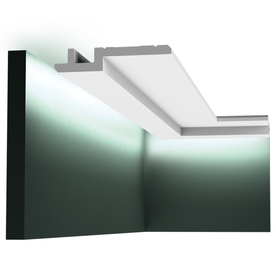 LED профілі Orac Decor C395 (200x3x15.5см),ліпний декор з поліуретану.