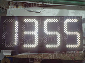 Світлодіодні електронні цифрові годинник-термометр LED-ART-Clock-740х310-541, led годинник-термометр
