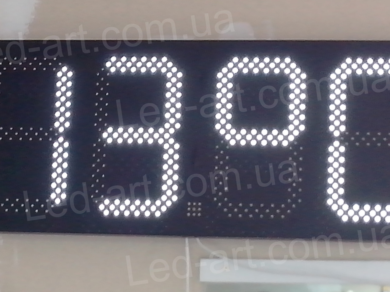 Светодиодные электронные цифровые часы-термометр LED-ART-Clock-740х310-541, led часы-термометр - фото 4 - id-p107235871