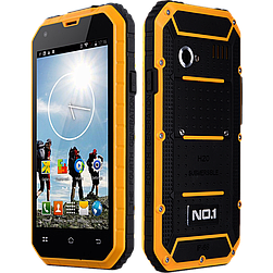 NO.1 M2, IP68, GPS, 13 Mpx, пам'ять 8 GB, ОЗП 1 GB, 2400 мА·год, Android 5.0, 3G, дисплей 4.5", 4 ядра.