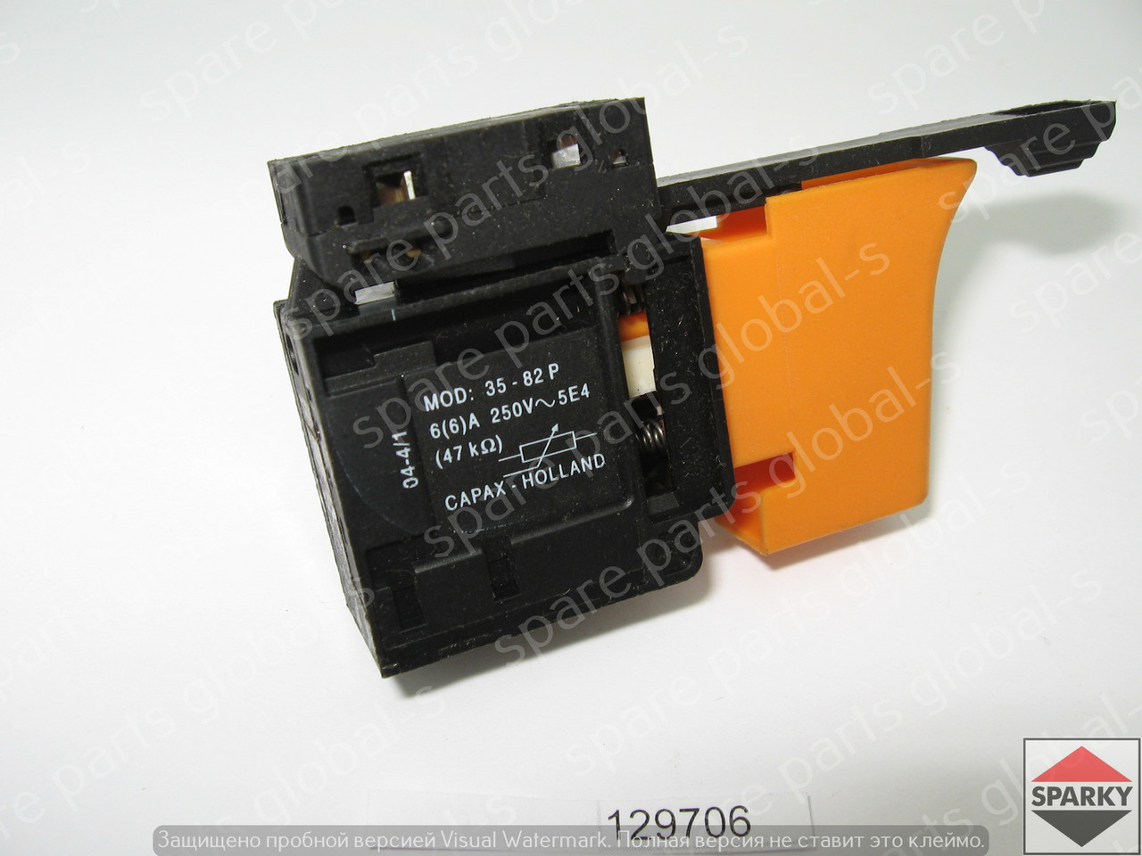 129706 Выключатель 35.82Р CAPAX SPARKY