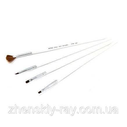 Набір пензлів для малювання Yre Nail Art Brush NK-22, 4 шт., фото 2