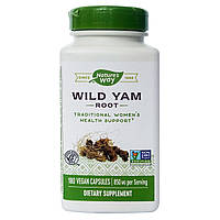 Корінь дикого ямсу, Wild Yam, nature's Way, 425 мг, 180 капсул