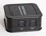 3x1 switch SPDIF / TosLink splitter optical digital Цифровий 3-х портовий перемикач комутатор оптичного аудіо звуку свіч 3 на 1, фото 3