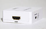HDMI — VGA Перехідник HDMI на VGA монітор конвертер для PS4 адаптер перетворювач з аудіо HDMI2VGA, фото 4