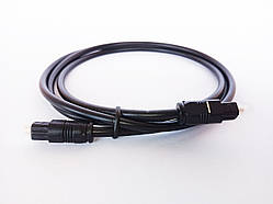 Кабель Волоконно-оптичний оптоволоконний Digital Toslink 1м товщиною 4.0 мм для підключення звукових пристроїв по цифровому SPDIF